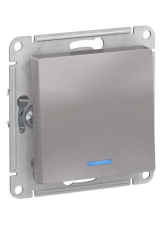 Изображение: выключатель atlasdesign atn000313 с подсв. (алюминий)  т.м.schneider electric в Лиде