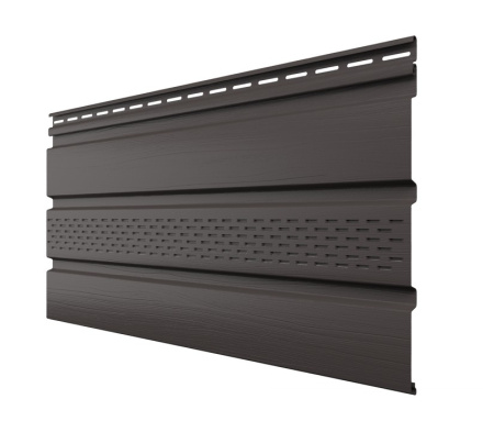 Софит ТН, частично перфорированный, пекан, 3м в Лиде - изображение Изображение: софит тн, частично перфорированный, пекан, 3м в Лиде