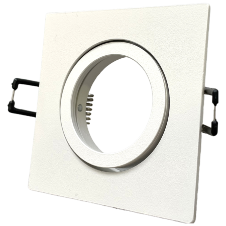 Светильник встраиваемый поворотный под лампу GU5.3, алюминий, квадрат, белый, IP20, TrueEnergy    в Лиде - изображение Изображение: светильник встраиваемый поворотный под лампу gu5.3, алюминий, квадрат, белый, ip20, trueenergy    в Лиде