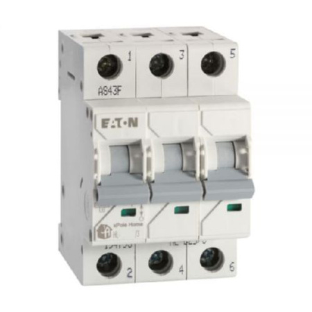 Выключатель авт.  HL-C10/3, 3P, 10A, хар-ка C, 4.5kA, 3M,   тм.Eaton в Лиде - изображение Изображение: выключатель авт.  hl-c10/3, 3p, 10a, хар-ка c, 4.5ka, 3m,   тм.eaton в Лиде