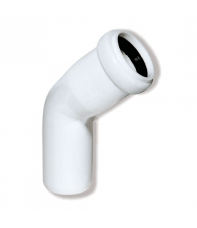 Колено кан. ПП 32х45 (белое) ARMAKAN в Лиде - изображение Изображение: колено кан. пп 32х45 (белое) armakan в Лиде